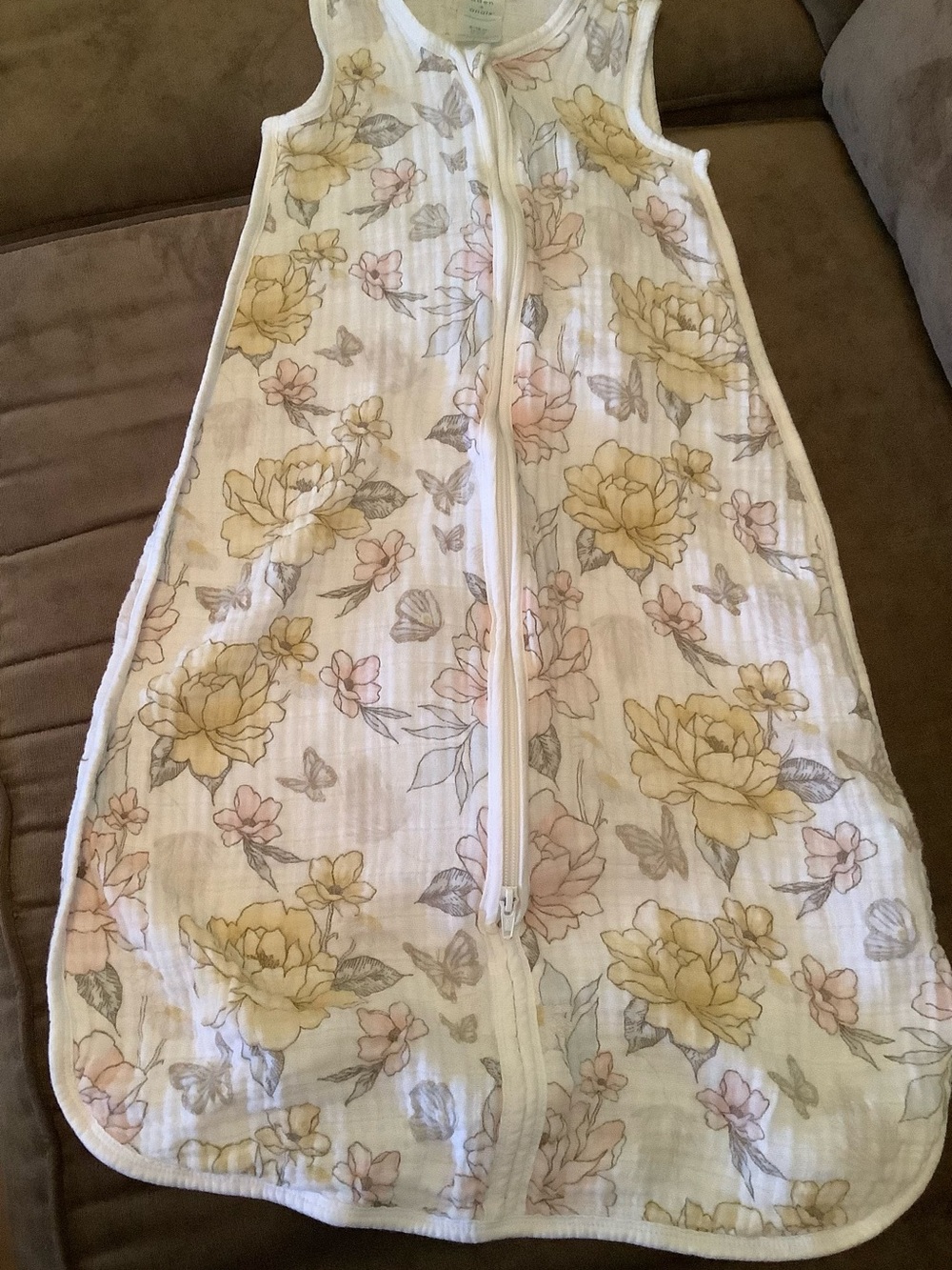 Aden + Anais Swaddle Baby Blanket Muslin Cotton Floral Butterfly